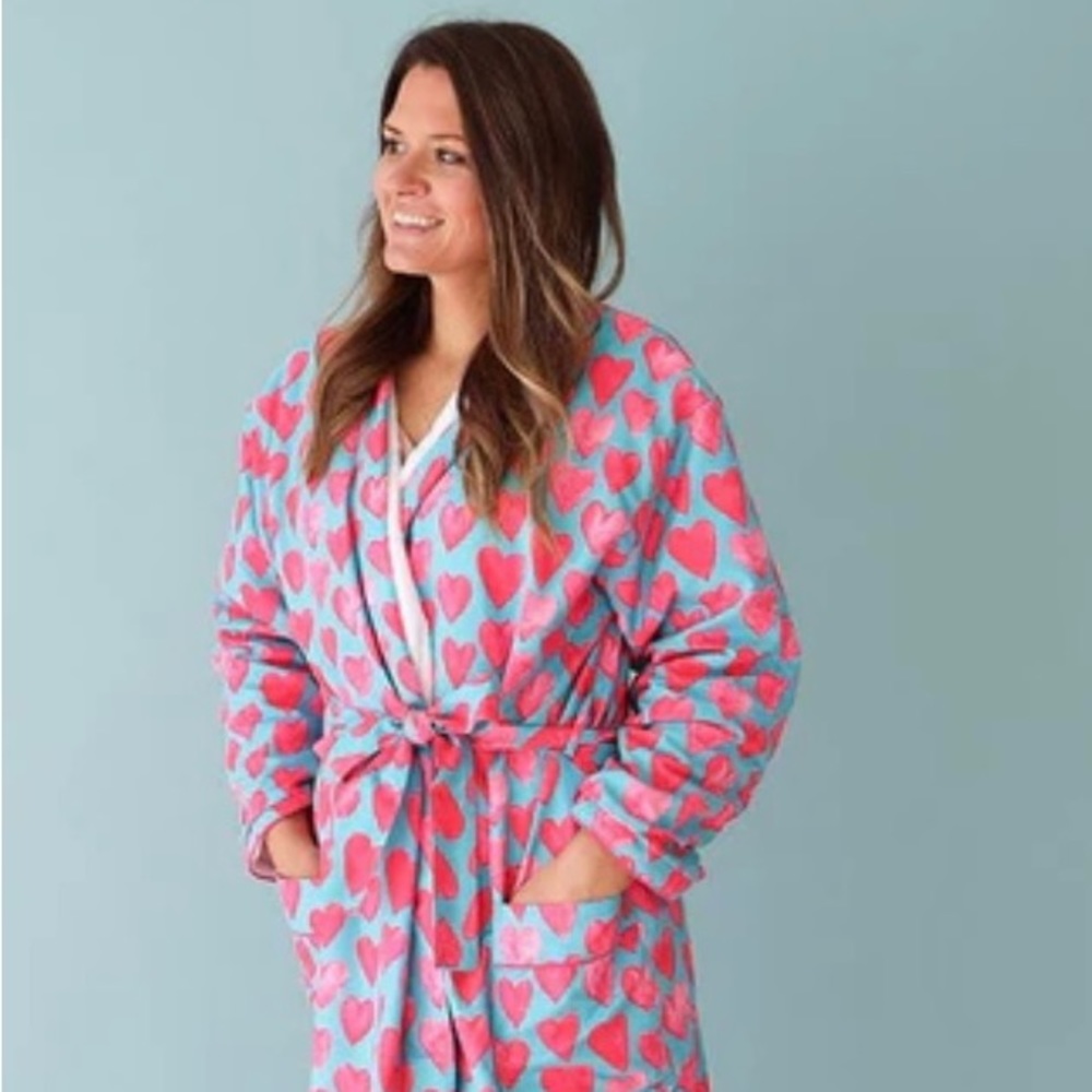COPY - Posh Peanut Queen of Hearts Plush Robe